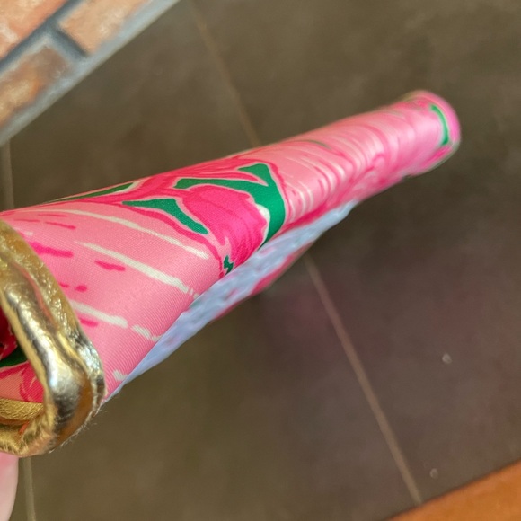 NEW Lilly Pulitzer palm hibiscus clutch - Picture 8 of 9